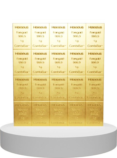 Sparbar 20 x 1 Gramm CombiBar (20,00 Gramm)